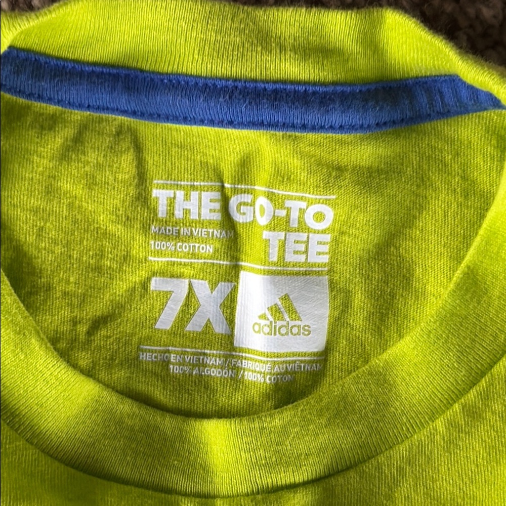 Lot of 4 Adidas Short Sleeve Tees Boys, size 7 - Picture 12 of 13